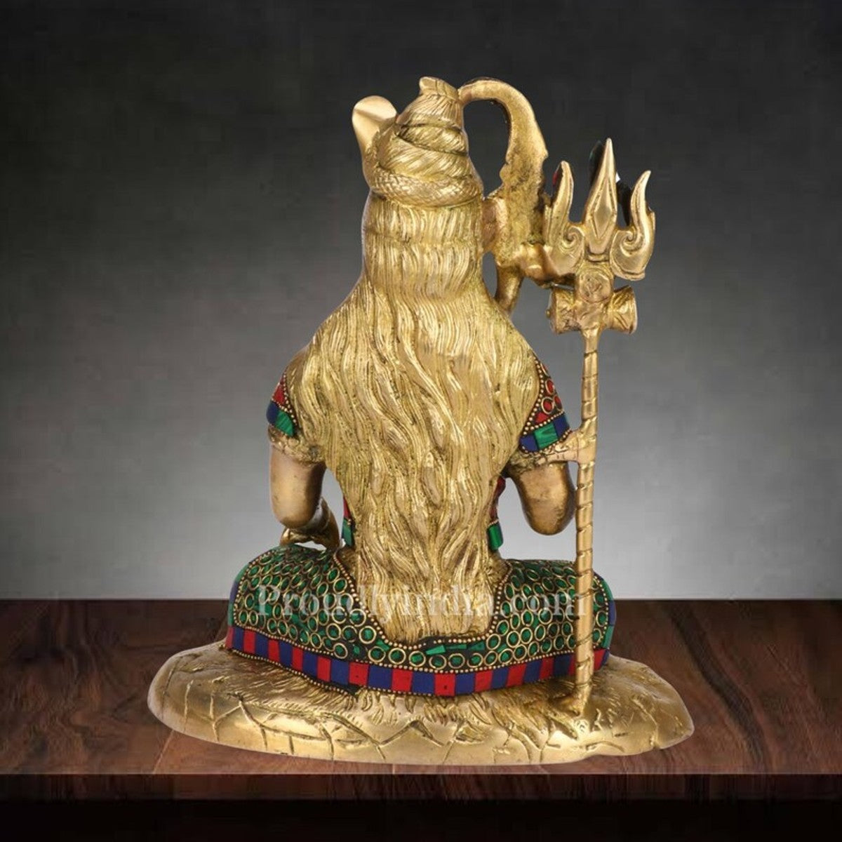 Exquisite 10 Lord Shiva Idol in Vibrant Stones