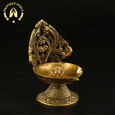 Handcrafted Ethnic Indian Brass Lamp