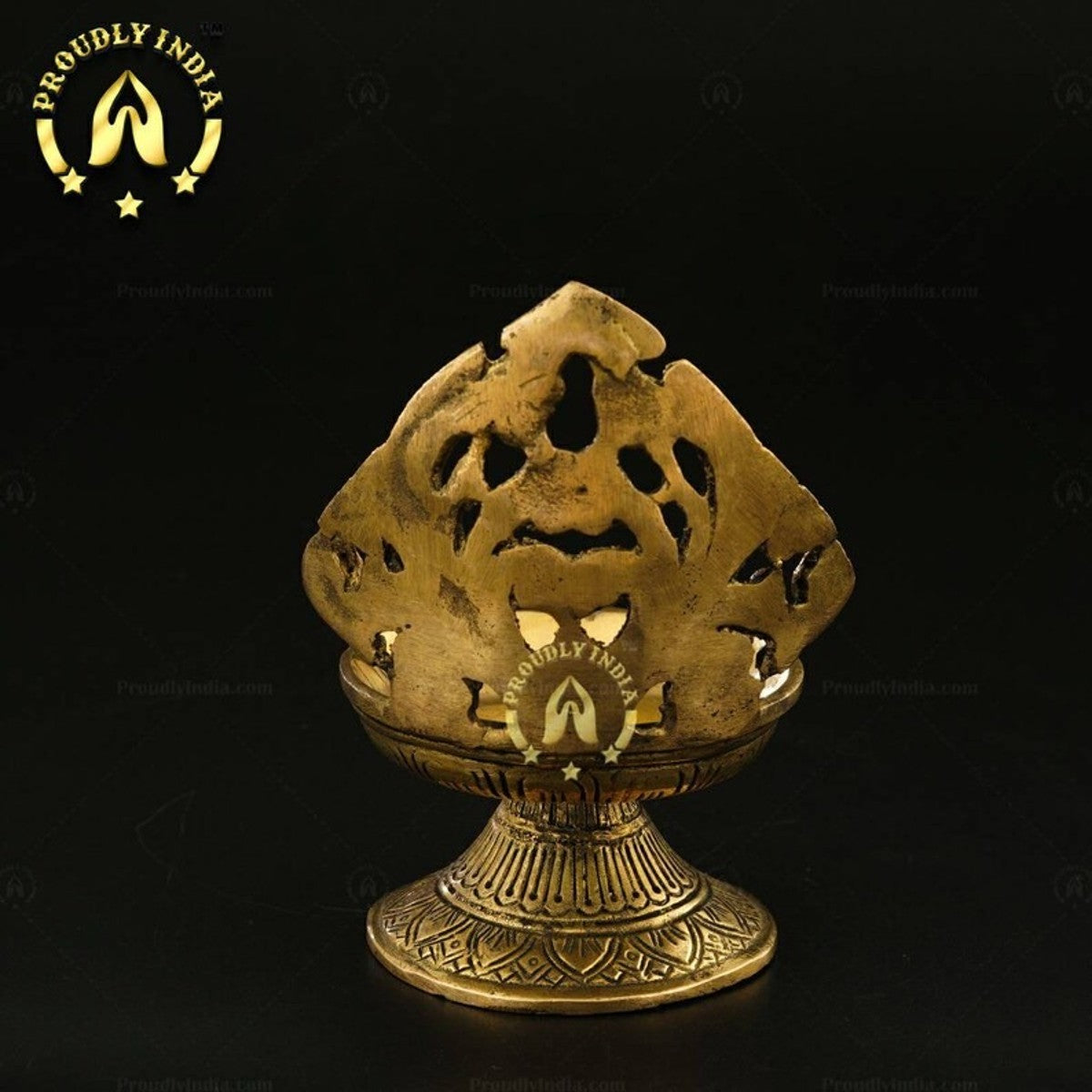 Handcrafted Ethnic Indian Brass Lamp