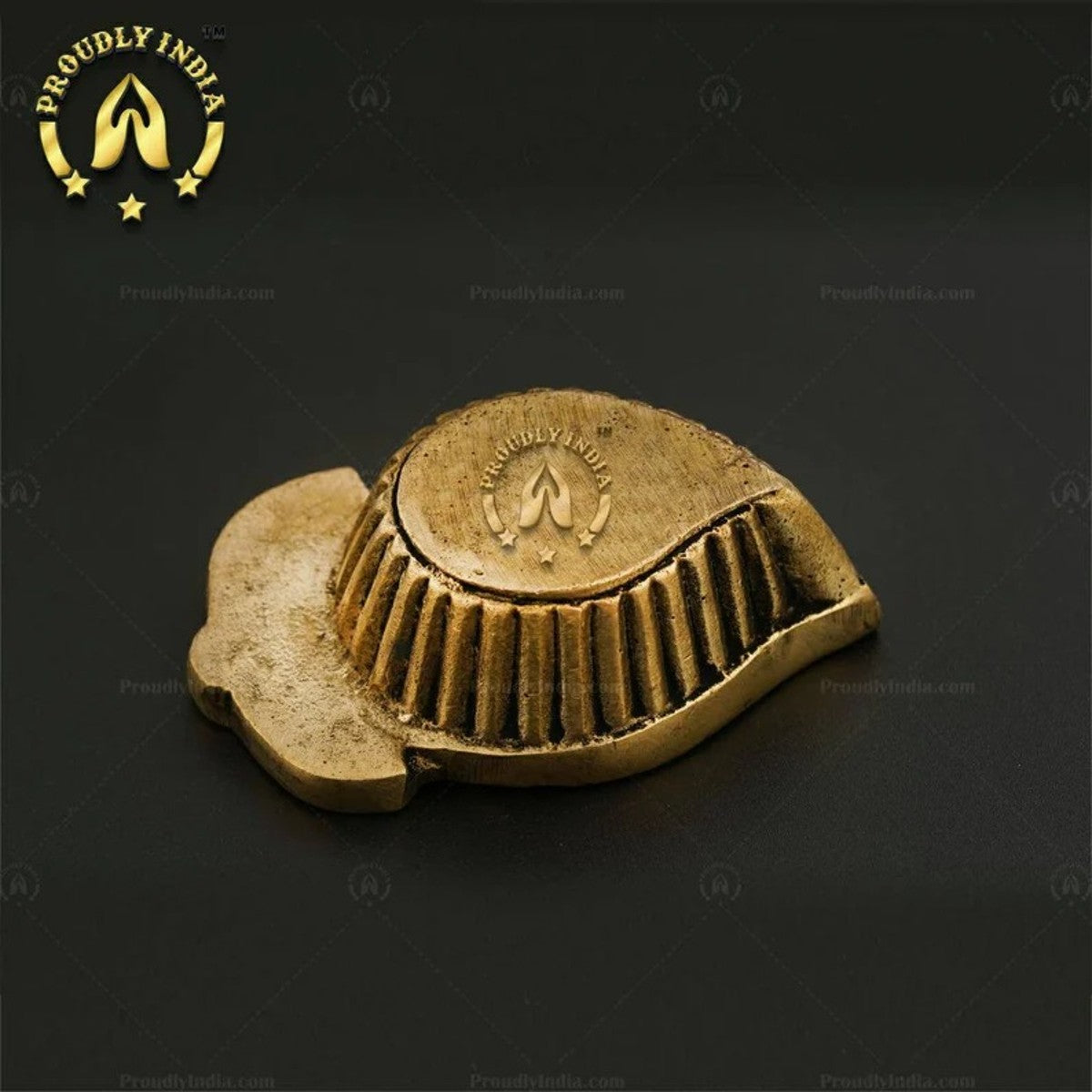 Mango Shape Brass Agal Vilakku