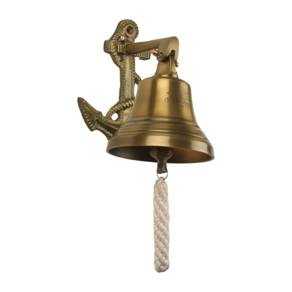 Brass Bell, Door Bell, Brass Hanging Bell, Bell With Rope