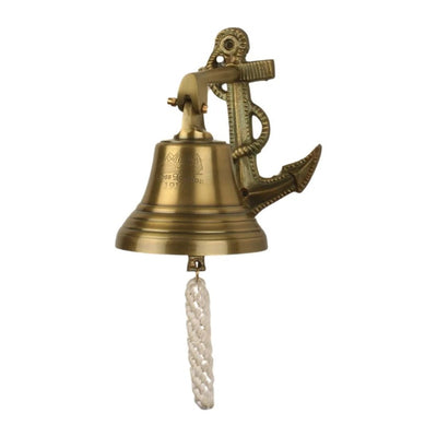 Brass Bell, Door Bell, Brass Hanging Bell, Bell With Rope