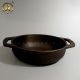 Cast Iron Flat Kadai With Double Strong Handle 
